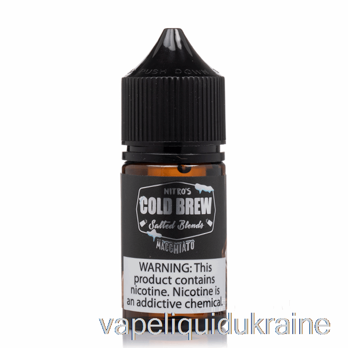 Vape Ukraine Macchiato - Nitros Cold Brew Salts - 30mL 45mg